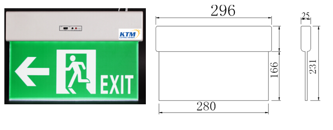 Đèn Exit DL-296 